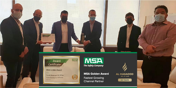 Al Masaood Oil & Gas granted with “Golden Award“