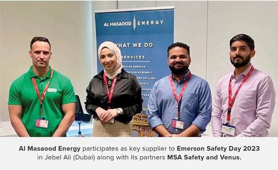 AL MASAOOD ENERGY PARTICIPATES AT EMERSON SAFETY DAY