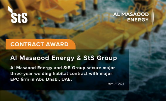 Al Masaood Energy & STS Group awarded with a three-year contract by ADNOC