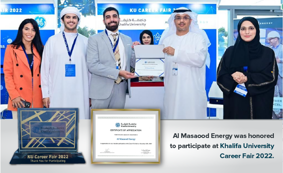 Al Masaood Energy participates at Khalifa University Career Fair 2022