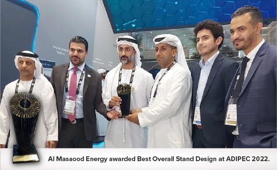 Al Masaood Energy awarded in ADIPEC 2022